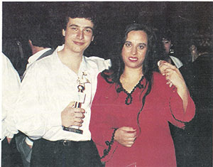 Dimitri with his Mum Maria